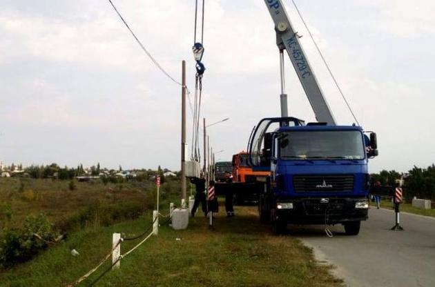 Боевики препятствуют восстановлению моста в Станице Луганской — штаб ООС