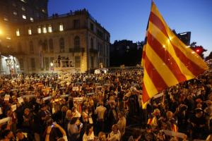 З п'яти міст Каталонії вийшли протестні марші і попрямували до Барселони