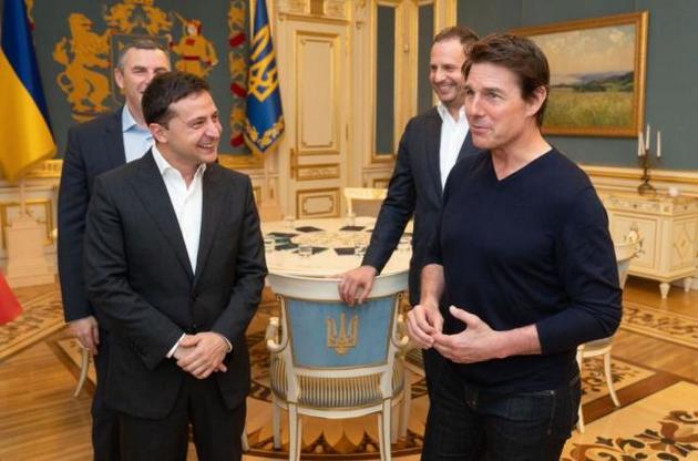 Звезда Голливуда Том Круз посетил Киев