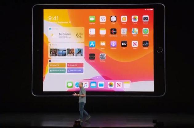 iPad оборудован дисплеем диагональю 10,2 дюйма