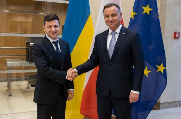 Зеленский в Варшаве встречается с президентом Польши
