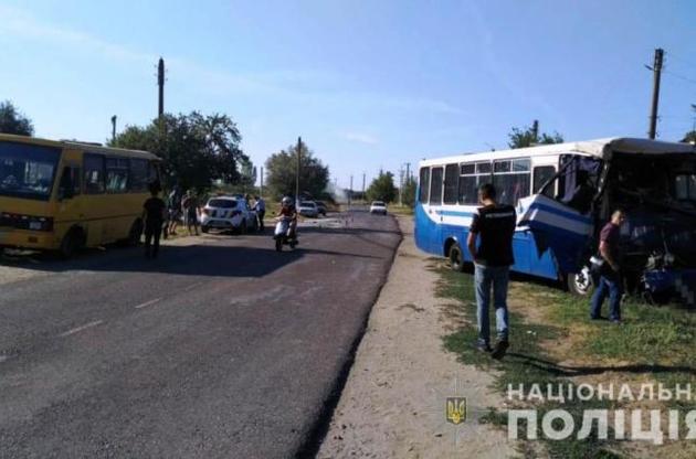 В Одесской области столкнулись две маршрутки: по меньшей мере 19 пострадавших