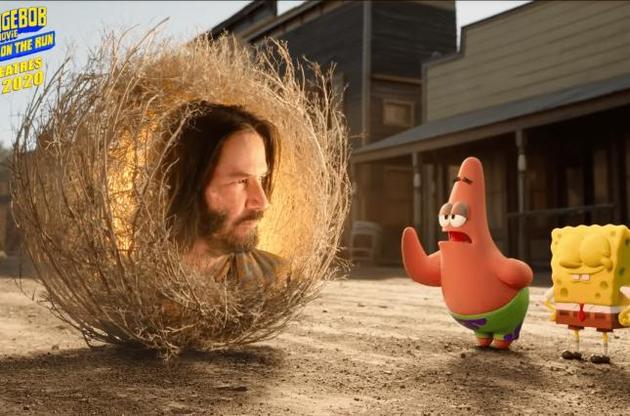 В новом мультфильме о Губке Бобе появится Киану Ривз