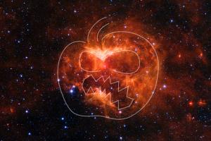 NASA показало знімок космічного "хелловінського гарбуза"