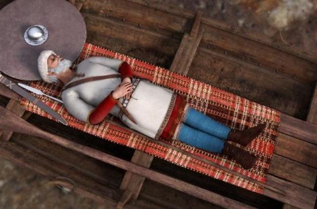 У похоронний човен чоловіка помістили похоронний човен жінки