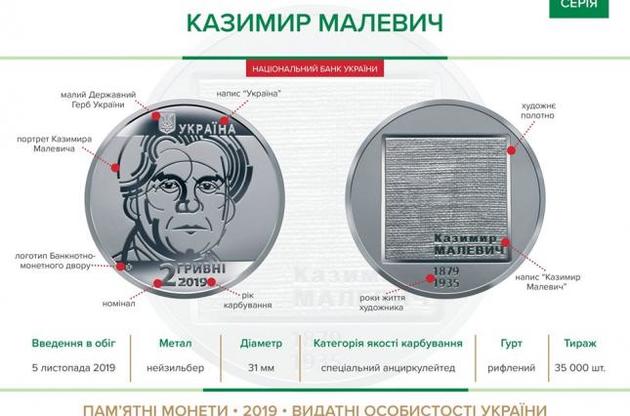 НБУ ввел в обращение памятные монеты номиналом в 2 и 5 гривень