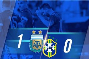 Гол Месси принес Аргентине победу в принципиальном матче с Бразилией