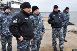 Украинские корабли встретили в порту Очакова