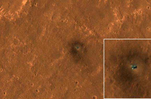 NASA показало знімки InSight і Curiosity з космосу