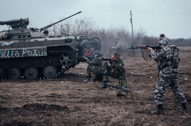 Вражеская БМП ударила по позициям ВСУ на Донетчине