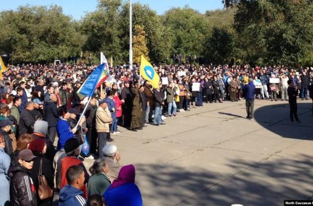 У Калмикії знову протестували проти призначення соратника Захарченка головою адміністрації столиці