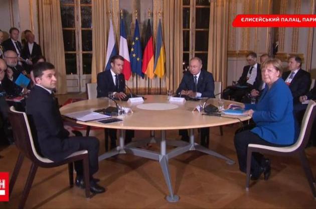 Переговоры нормандской четверки прерывали, чтобы оставить Зеленского с Путиным наедине