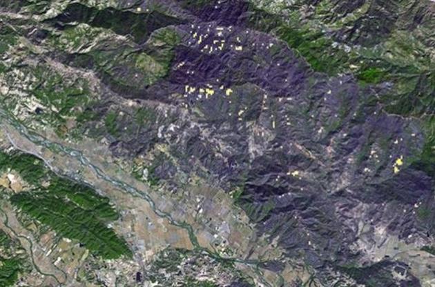 Пожежа в Каліфорнії залишила "шрам"