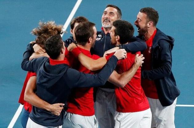 Сербия стала первым победителем нового теннисного турнира ATP Cup