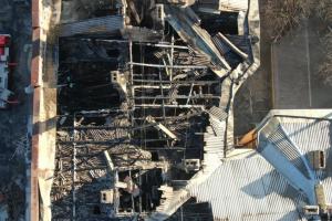 Пожар в Одессе: под завалами в здании обнаружили тело женщины