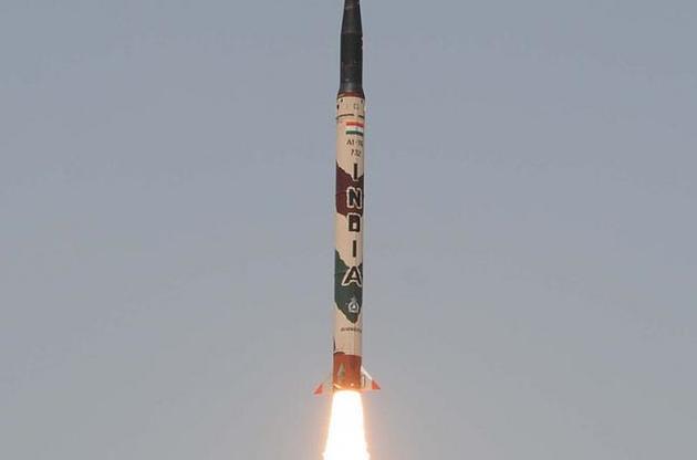 Індія успішно випробувала балістичну ракету, здатну нести ядерний боєзаряд