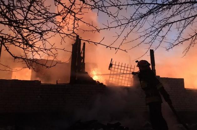 Во Львовской области горела военная часть, погиб офицер