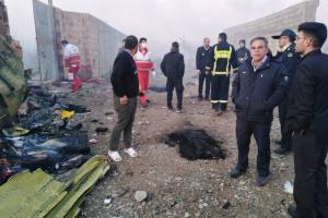 Посольство отредактировало заявление о причинах авиакатастрофы украинского самолета в Иране