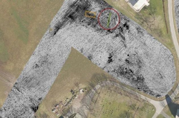 Корабель був знайдений під землею за допомогою георадара