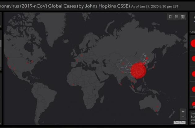 Інформація на карті оновлюється по мірі надходження офіційних даних