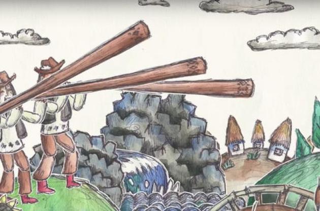 Группа "ТНМК" создала мультфильм об истории Украины