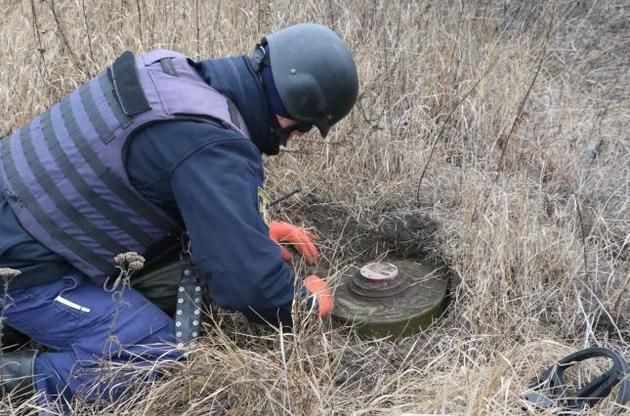 Разминирование возле Петровского: обнаружили два десятка опасных предметов