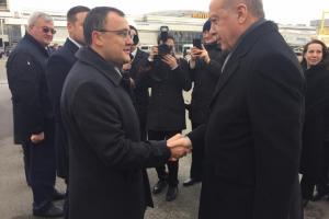 Эрдоган прилетел в Киев