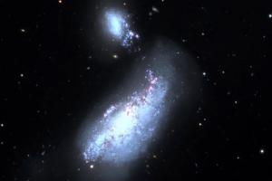 Астрономи виявили галактику з двома ядрами