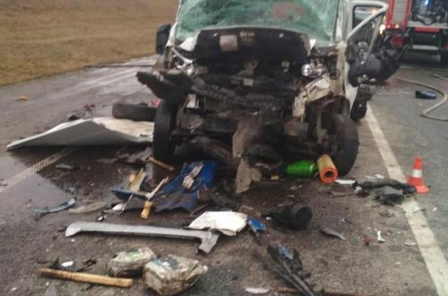 ДТП произошло на автодороге "Киев-Чоп"