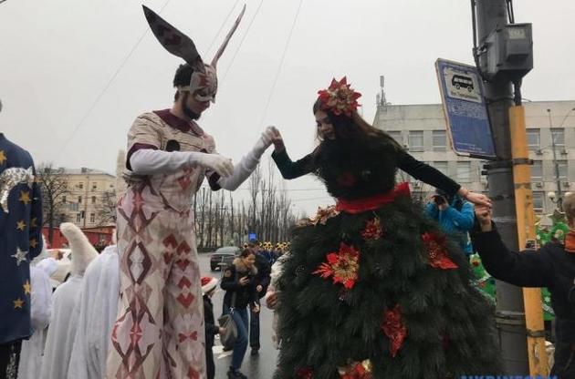 У Києві вперше проходить Новорічний парад