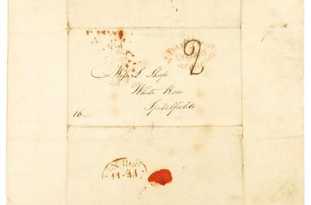 Валентинка була адресована міс Л Шейф