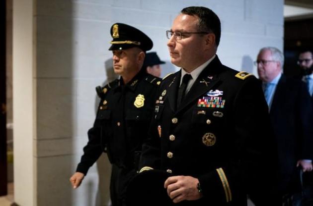 Віндман був одним зі свідків у справі про імпічмент президента Трампа