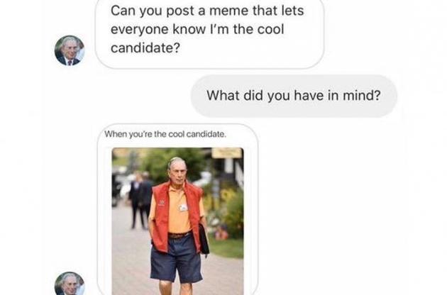 Майкл Блумберг платил инфлюэнсерам за продвижение мемов для его предвыборной кампании