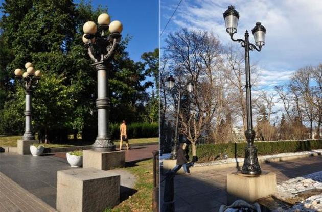 Фірмові "іспанські" ліхтарі в Маріїнському парку виявились китайськими