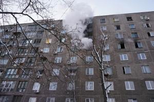 В Днепре горело общежитие, пострадали шесть человек