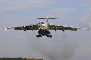 Возле Говерлы испытали военный самолет Ил-76МД