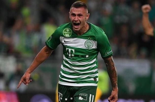 Зубков забил уже восьмой гол за &quot;Ференцварош&quot;