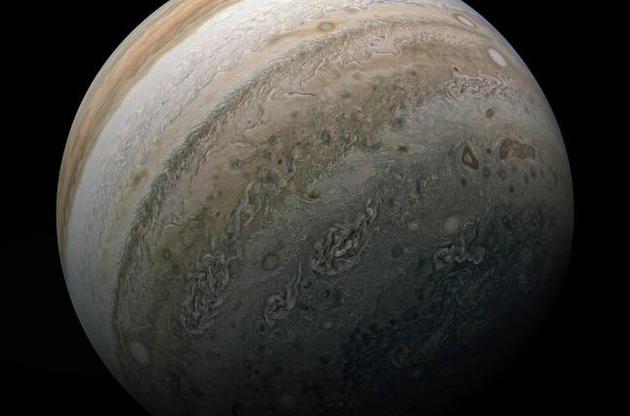 На знімок потрапила південна півкуля Юпітера