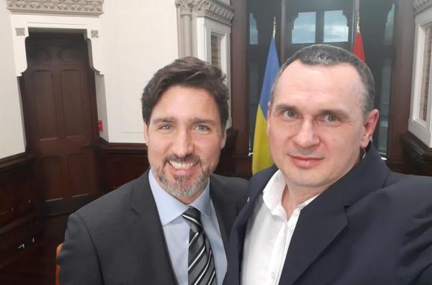 Сенцов зустрівся у Канаді з Трюдо