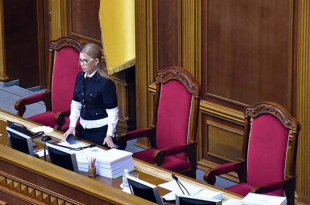 У Верховній Раді повідомили скільки коштує зламаний Тимошенко мікрофон