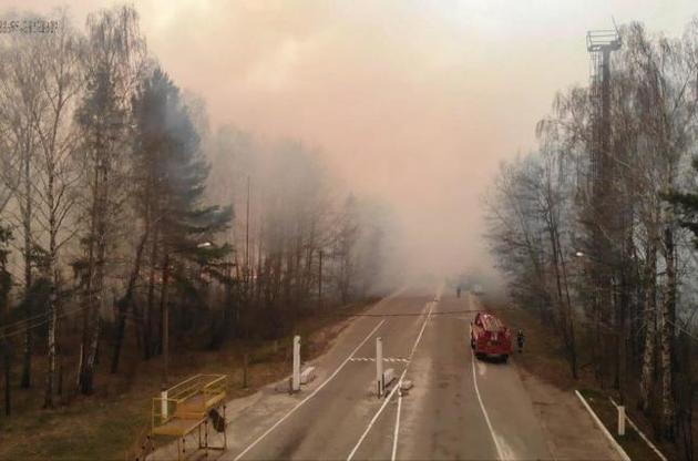 Горить зона відчуження ЧАЕС
