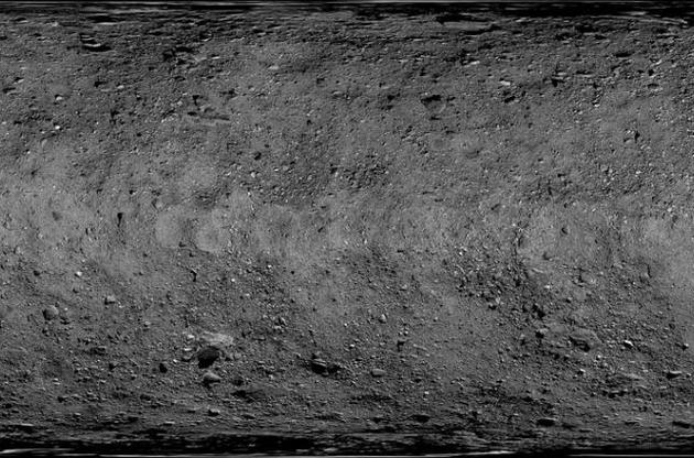 Карта Бенну составлена с помощью снимков OSIRIS-REx