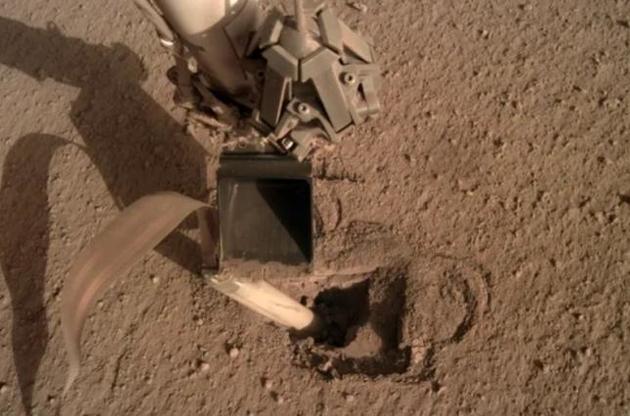 Бур зміг трохи заглибитися в грунт