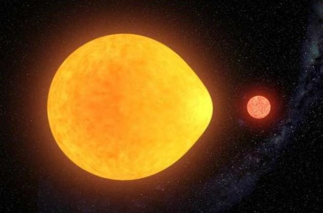 Коливання пульсара спотворює червоний карлик