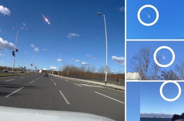 В Хорватии упал сгоревший в атмосфере метеорит