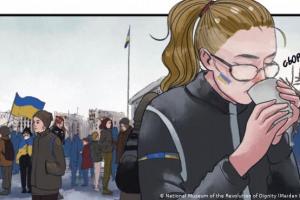 В Украине представили первый отечественный комикс о Майдане