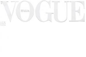 Італійський Vogue у квітні вийде з білою обкладинкою