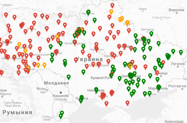 В Украине появилась онлайн-карта медицинских потребностей во время эпидемии