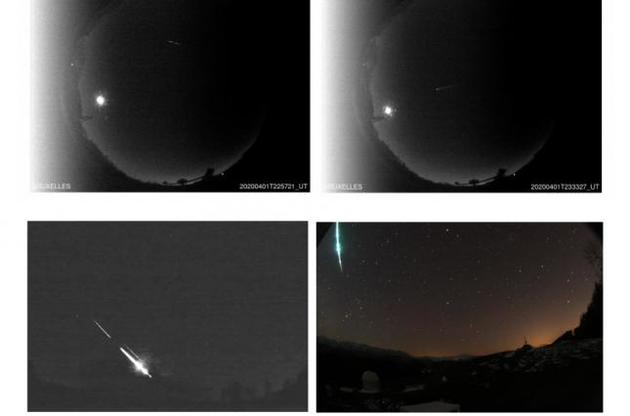 Три боліда можна було побачити за короткий час