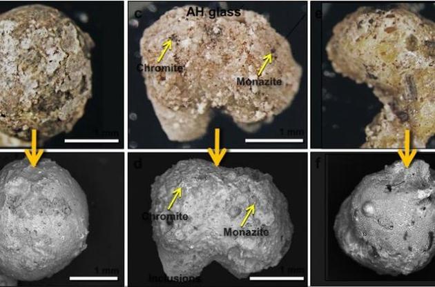 Скляні кульки вказали на падіння комети на Землю